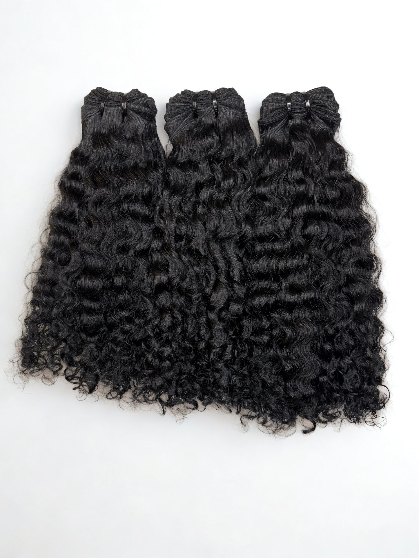 Cambodian Raw Burmese Curly Velvet Black